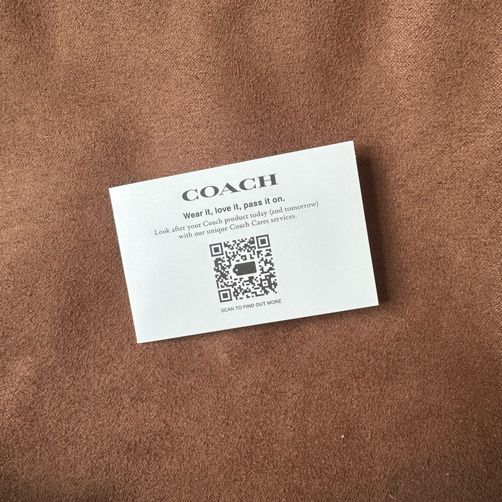 Coach Etta Flap Brown Signature Shoulder Bag in Chenille - Picture 6 of 7